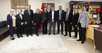 Başkan Gökçe’nin Konukları  Kent Konseyi Yönetimi