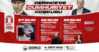 29 Ekim Cumhuriyet Bayramı  Derince’de Coşkuyla Kutlanacak