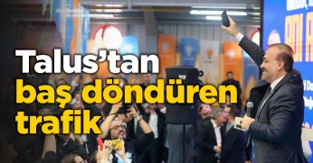 Talus’tan baş döndüren trafik