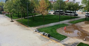 Köseköy Meydanında çalışmaların yüzde 80'i bitti