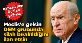 Meclis'e gelsin DEM grubunda silah bırakıldığını ilan etsin