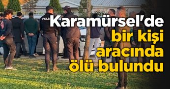 Karamürsel'de bir kişi aracında ölü bulundu