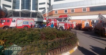 Kocaeli'de hastanede korkutan yangın