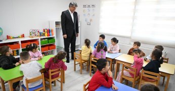 BAŞKAN KOCAMAN, “SÖZ VERDİĞİMİZ GİBİ”  EK ANAOKULU HİZMETE GİRDİ