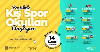 Başiskele Kış Spor Okulları İçin Kayıtlar Başlıyor
