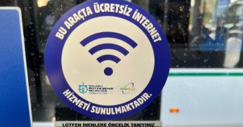 Büyükşehir’den ulaşımda ücretsiz Wi-Fi hizmeti