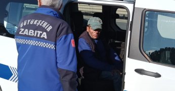 Büyükşehir, evsiz bir vatandaşın imdadına yetişti