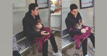 Soğuk havada iç ısıtan görüntü