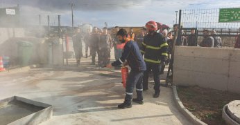 Büyükşehir İtfaiyesi’nde eğitimler tam gaz