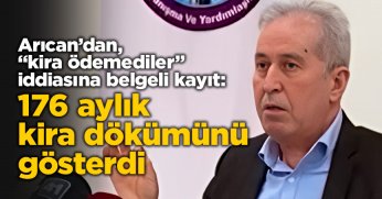 176 aylık kira dökümünü gösterdi