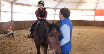 Minik biniciler sertifikalarını aldı