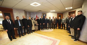Başkan Büyükakın, kongresini tamamlayan ilçe başkanlarını kabul etti