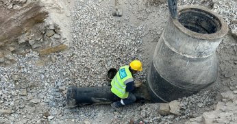 9 bin 134 metre yeni kanalizasyon hattı