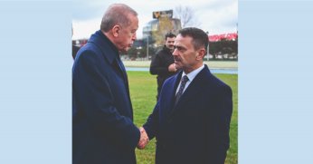 Cumhurbaşkanı Erdoğan'ı Vali Aktaş karşıladı