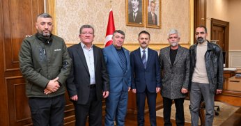 Vali İlhami Aktaş’ı Ziyaret Etti