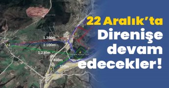 Direnişe devam edecekler!