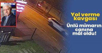 Ünlü mimarın canına mâl oldu!