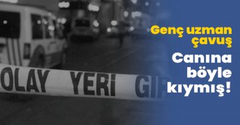 Böyle canına kıymış!