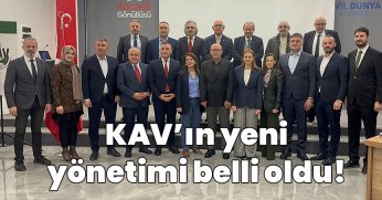 KAV’ın yeni yönetimi belli oldu!