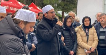 Helikopter kazasında hayatını kaybeden pilot için evinin önünde helallik alındı