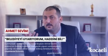 “Belediyeyi uyarıyorum, haddini bil!”