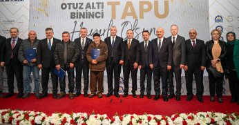 Tapu töreni gerçekleşti!