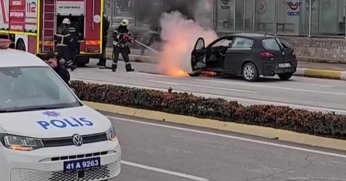 Alev topuna döndü!