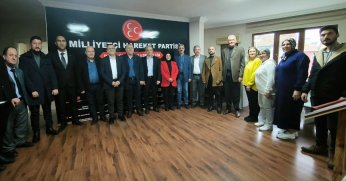 Başkan Gökçe’den MHP ve YRP  İlçe Teşkilatlarına Ziyaret