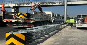 65 bin metre oto korkuluk yapıldı