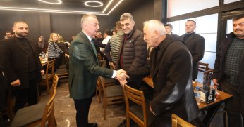 Başkan Büyükakın, Seymen esnafıyla buluştu