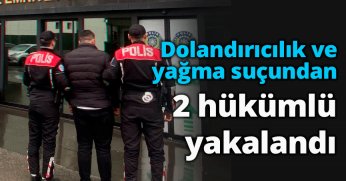 2 hükümlü yakalandı