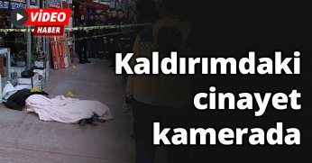  Kaldırımdaki cinayet kamerada