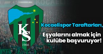 Eşyalarını almak için kulübe başvuruyor!