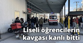 Lise Öğrencilerinin kavgası kanlı bitti