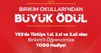 YKS Türkiye Derecelerine TOGG Hediye!