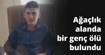 Ağaçlık alanda bir genç ölü bulundu