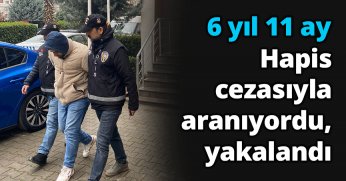 Hapis cezasıyla aranıyordu, yakalandı