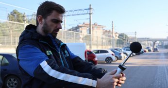 Gürültü yerinde ölçülüyor