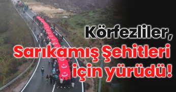  Sarıkamış Şehitleri için yürüdü!