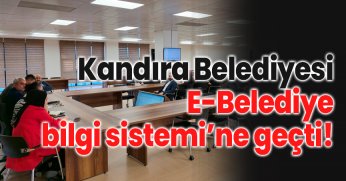 E-Belediye bilgi sistemi’ne geçti!