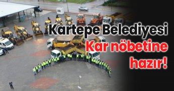 Kar nöbetine hazır!