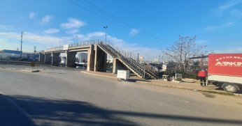 Büyükşehir’den Gebze’de üst geçit tadilatı