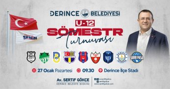 Derince’de U 12 Sömestr Futbol Turnuvası