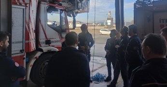 İtfaiye erleri kendilerini geliştiriyor