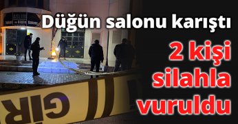 2 kişi silahla vuruldu
