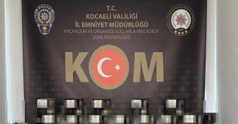Kocaeli'nde 316 litre sahte rakı ve viski ele geçirildi