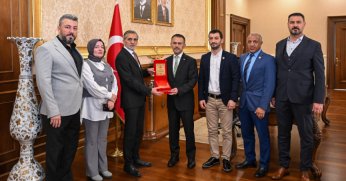Vali İlhami Aktaş'ı Ziyaret Etti