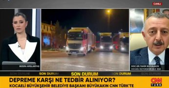 Başkan Büyükakın: Deprem bölgesinden elimizi çekmedik