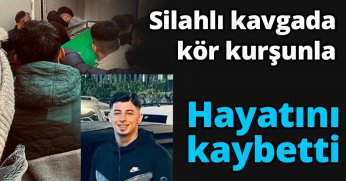  Spor salonu görevlisi silahlı kavgada kör kurşunla hayatını kaybetti