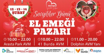 İzmit’te Sevgililer Günü’ne el emeğiyle dokunuş